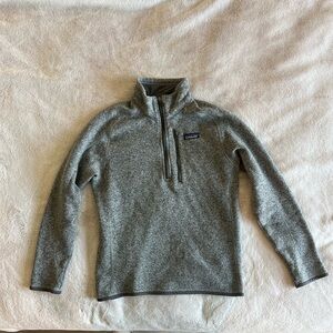 Patagonia Better Sweater 1/4-Zip Fleece, size small, stonewash color.